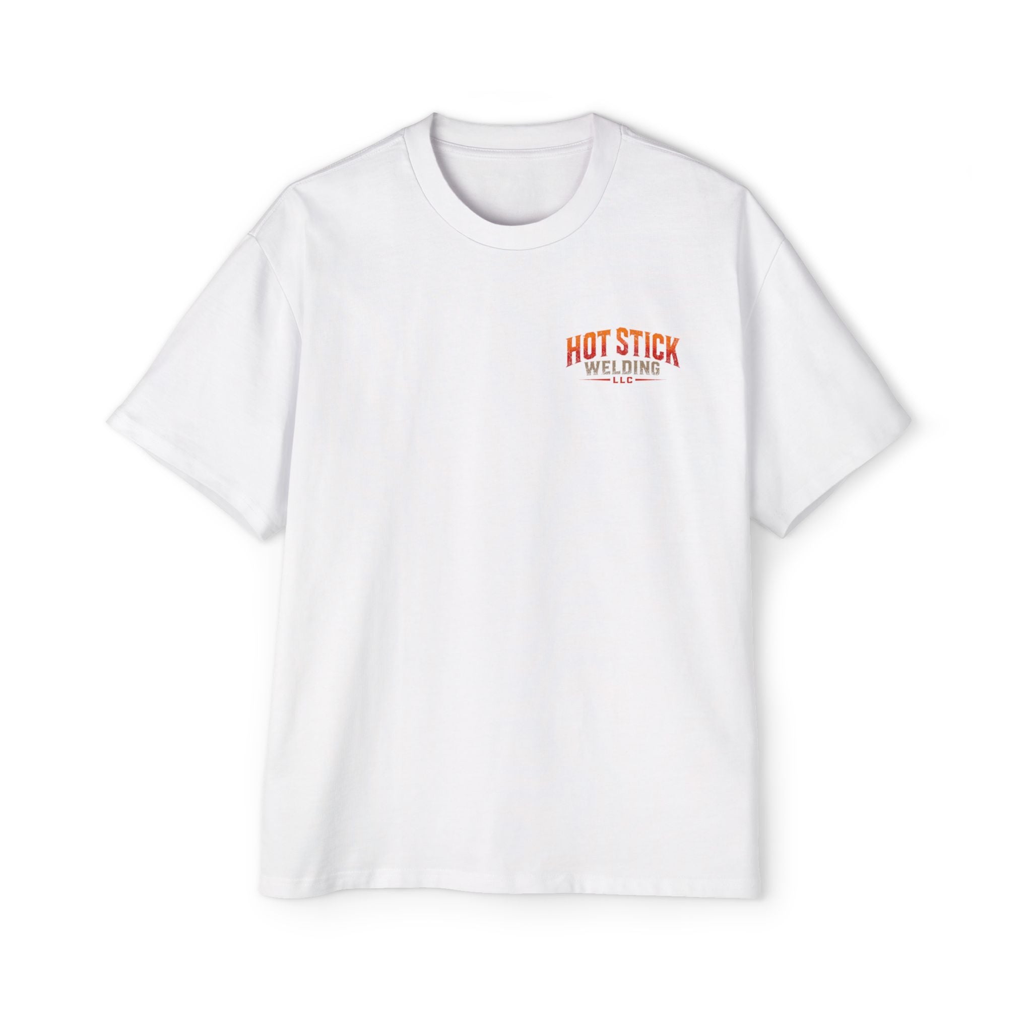 Welding Tee — "Hot Stick Welding LLC" Graphic Oversized T-Shirt