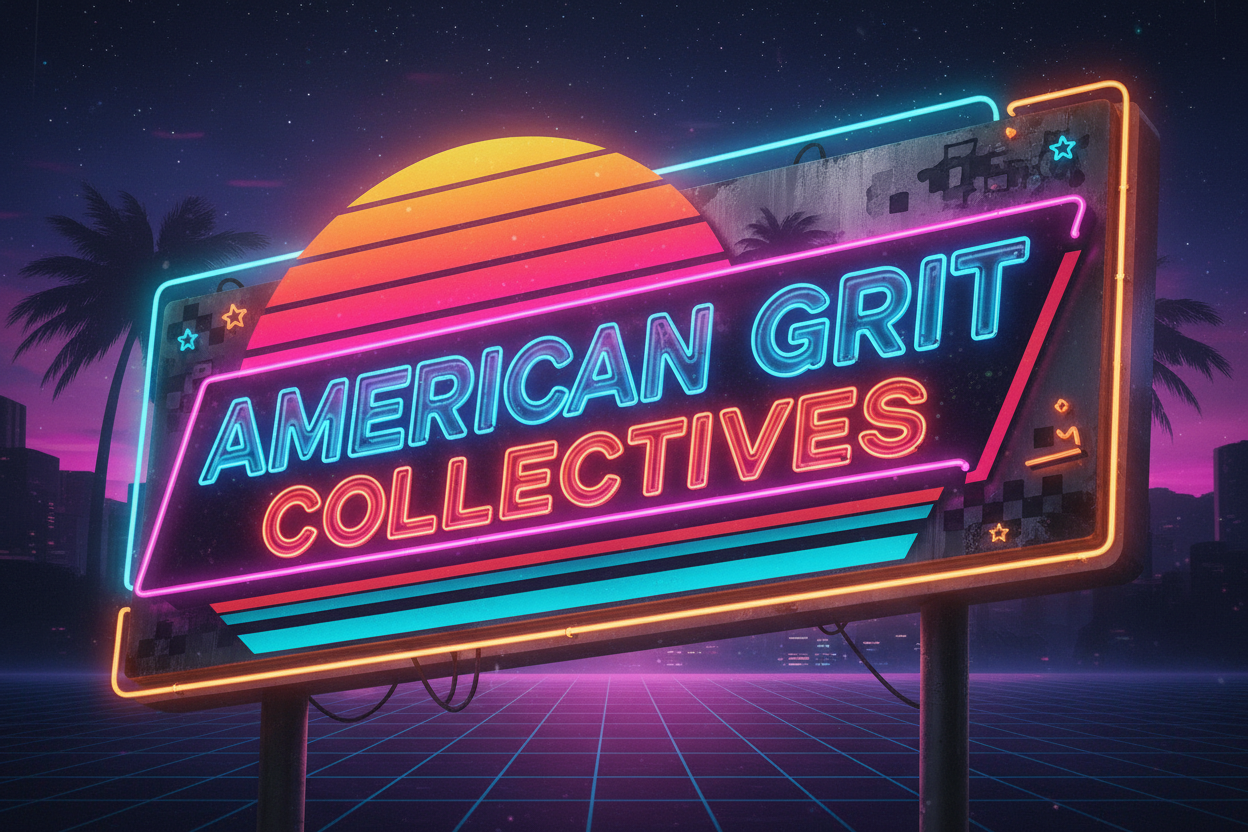 American Grit Collectives - 80s Vintage Sign